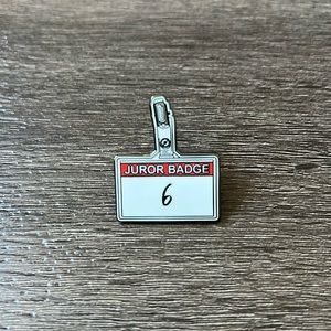 San Diego Comic Con Jury Duty Enamel Pin
